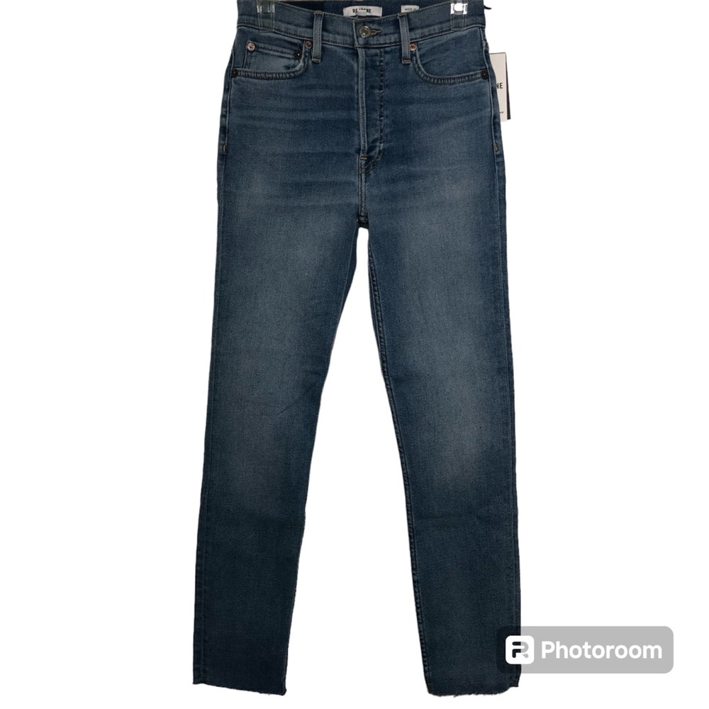 Re/Done Levis Blue Jeans Women, Size 26, Blue-Medium 2, 90s High Rise Ankle Crop